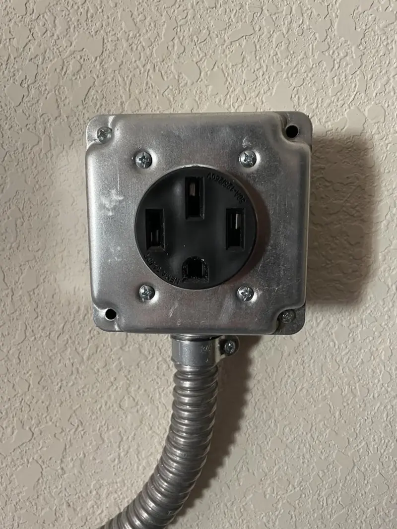 NEMA 14-50 outlet installed for Electrical Panel Upgrade in Heidelberg